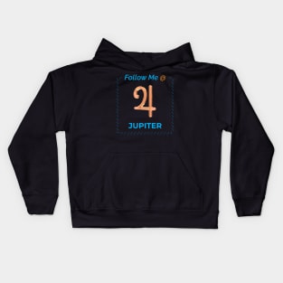 Follow Me @ Jupiter. Kids Hoodie